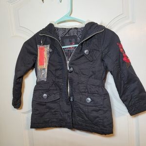 YOKI toddlers outerwear collection  Black jacket